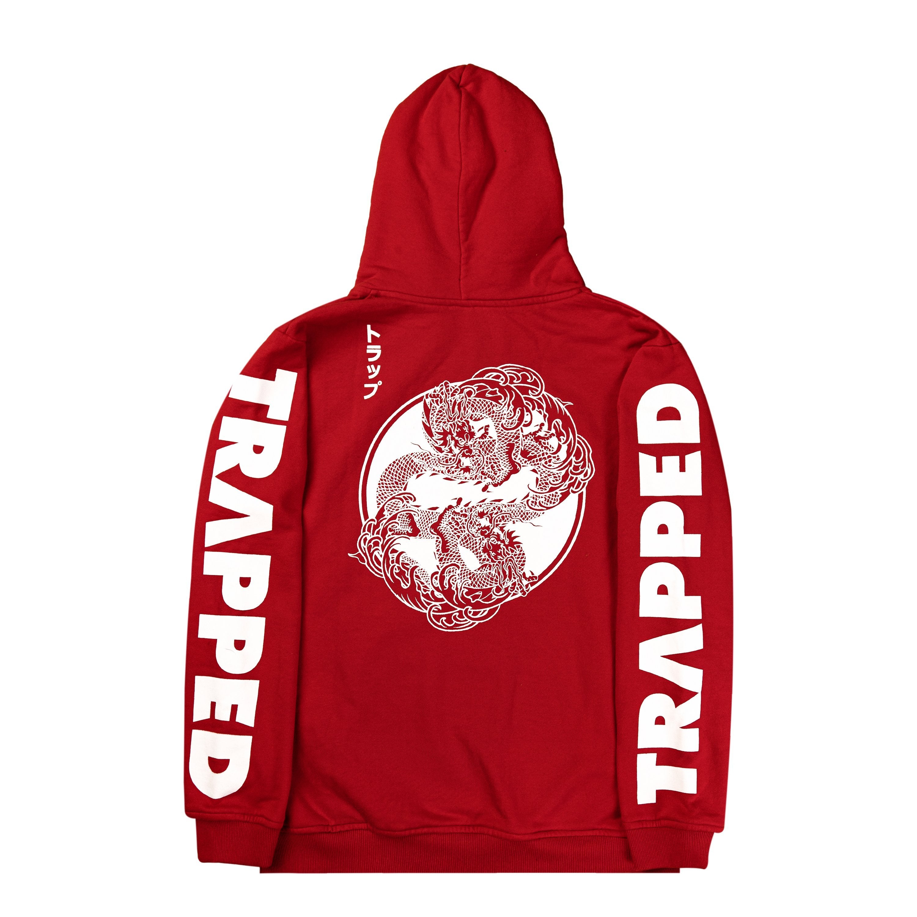 Dark Red Trapped Hoodie