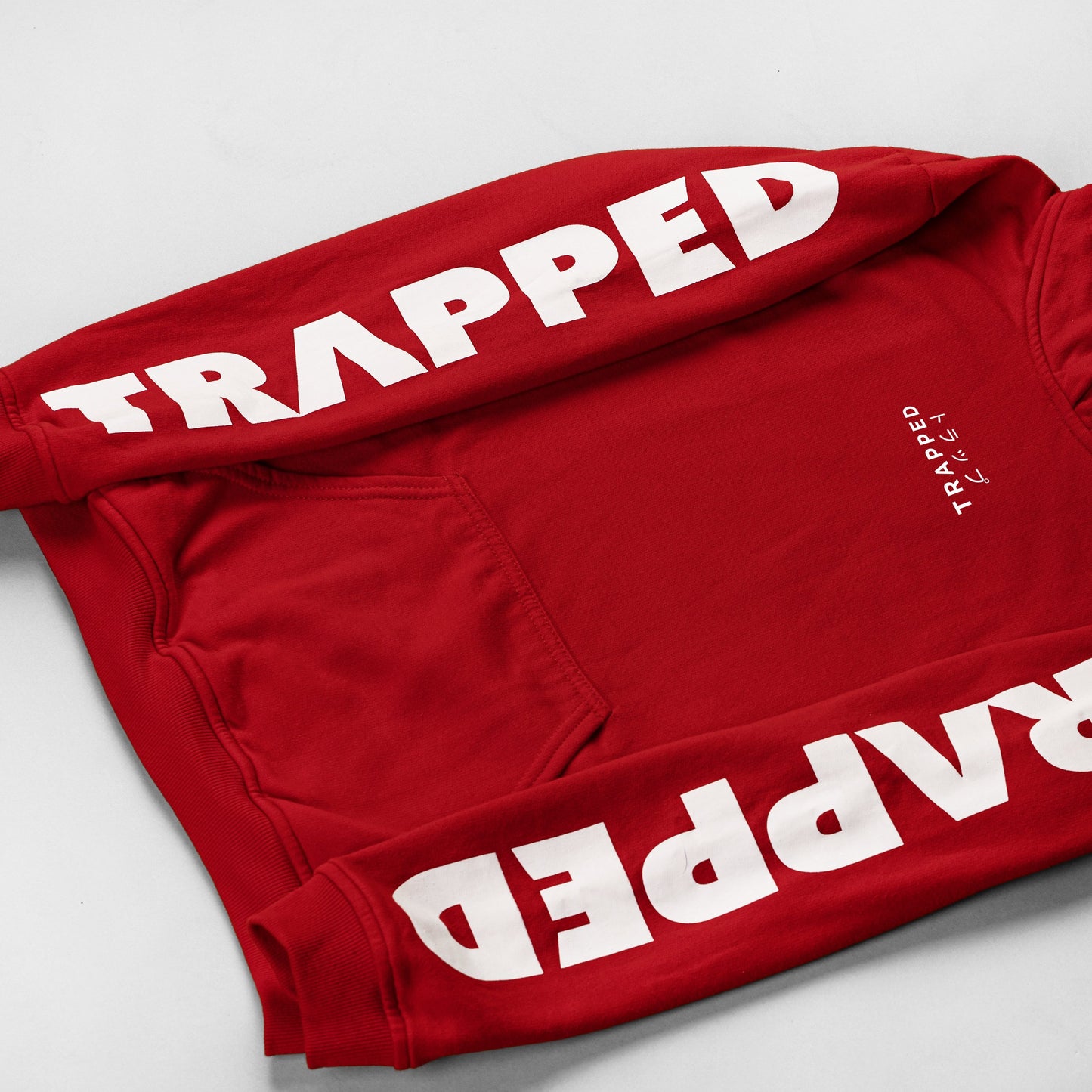 Dark Red Trapped Hoodie